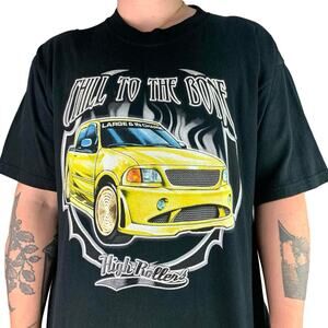 Vintage 90s Hi Rollers Car Graphic T-shirt